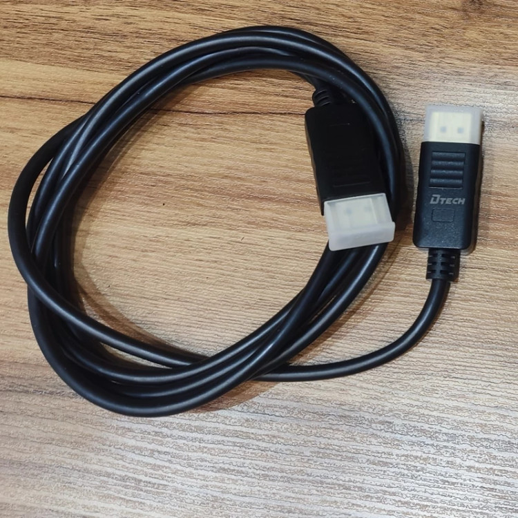 کابل DisplayPort به HDMI دیتک (DTECH) طول ۱.۵ متر – انتقال تصویر با کیفیت 2K و اتصال پایدار
