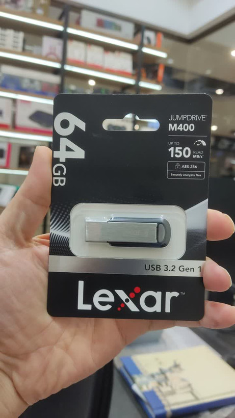 فلش لکسار (LeXar) مدل 64GB JumpDrive M400 USB 3.2 گارانتی سورین