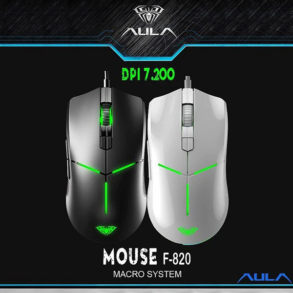 موس سیمی گیمینگ آولا مدل AULA F820