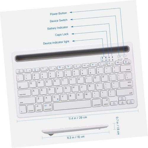 کیبورد بلوتوثی ای او سی مدل AOC KB701 پلمپ و آکبند