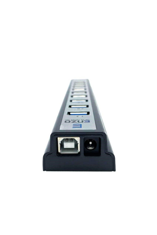 هاب 10 پورت USB2.0 آداپتور دار انزو مدل ENZO USB UH-10A