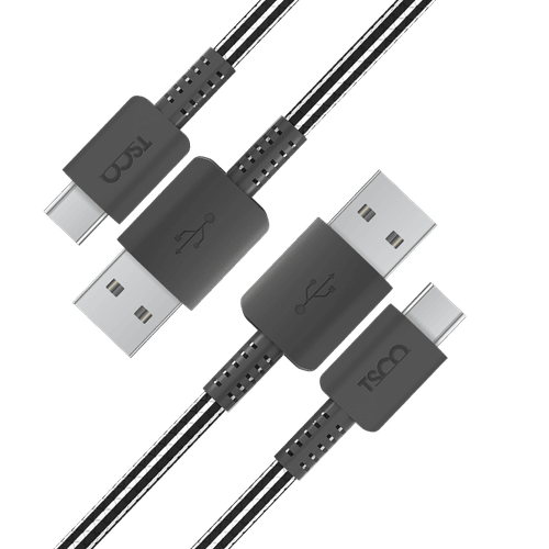 کابل شارژ و دیتا Type-C تسکو مدل TSCO TCC302 طول 1 متر