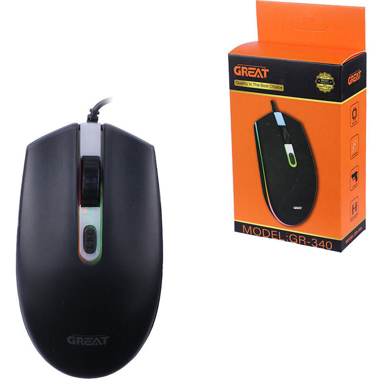 موس گیمینگ سیمی GR-340 گریت (GREAT)