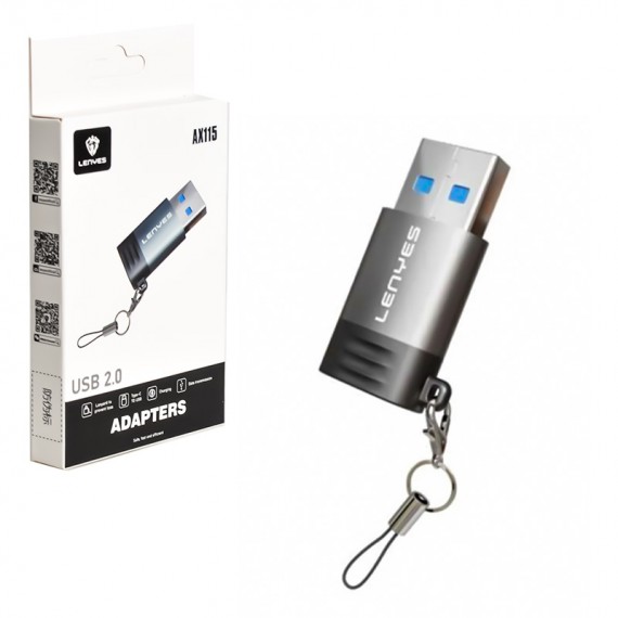 تبدیل (USB 2.0 To Type-C) لنیس (LENYES) مدل AX115