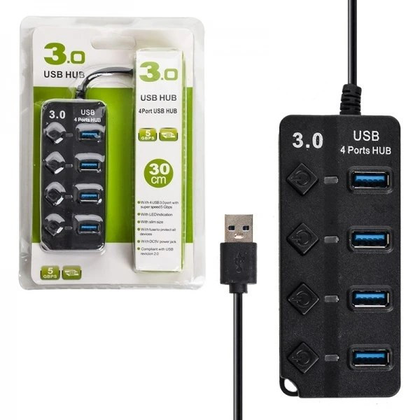 هاب 4 پورت USB گریت مدل 504