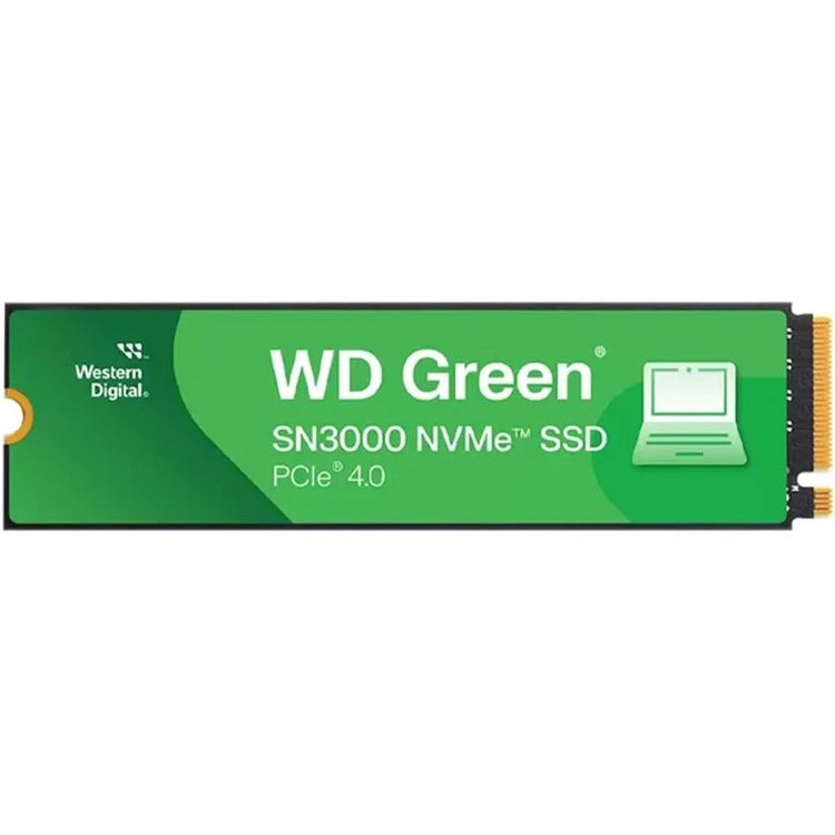 حافظه اس اس دی اینترنال وسترن دیجیتال مدل Green SN3000 - ظرفیت ۱ ترابایت - رابط M.2 PCIe Gen4 NVMe - سرعت خواندن ۵۰۰۰ مگابایت بر ثانیه - فرم فاکتور ۲۲۸۰