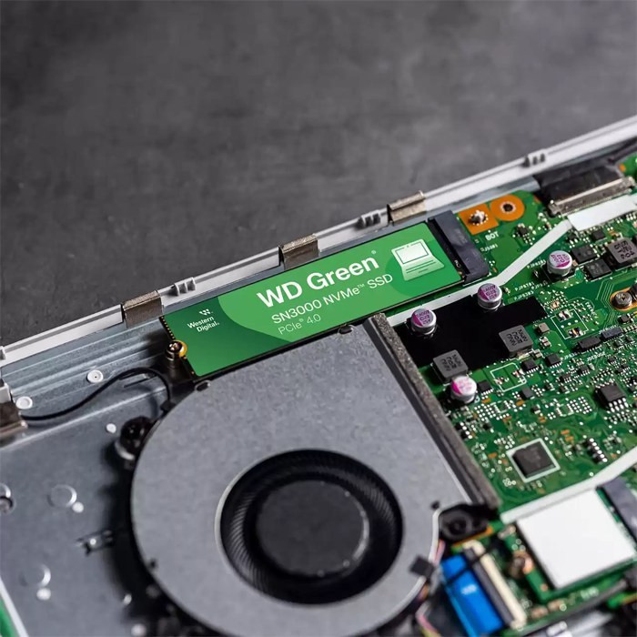 حافظه اس اس دی اینترنال وسترن دیجیتال مدل Green SN3000 - ظرفیت ۱ ترابایت - رابط M.2 PCIe Gen4 NVMe - سرعت خواندن ۵۰۰۰ مگابایت بر ثانیه - فرم فاکتور ۲۲۸۰