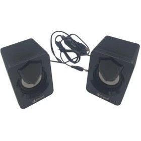 اسپیکر دسکتاپ کیسونلی مدل L-1030 - توان ۵ وات (۲.۵×۲) - نورپردازی LED - جک ۳.۵ میلیمتری - مناسب برای لپتاپ و کامپیوتر