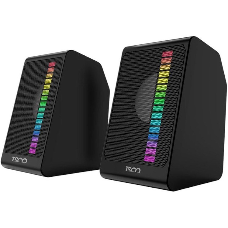 اسپیکر دسکتاپ تسکو مدل TS 2057 - توان ۶ وات (۳×۲) - نورپردازی RGB - اتصال مستقیم USB - مناسب برای لپتاپ و کامپیوتر