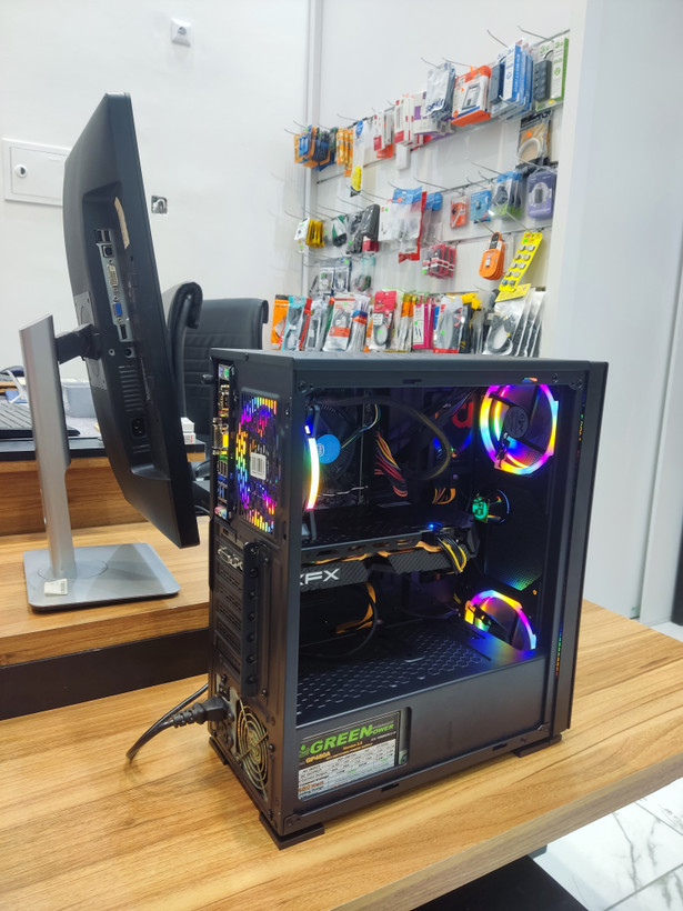 سیستم گیمینگ i5 DDR4 با گرافیک RX580 - استوک با کیس نو