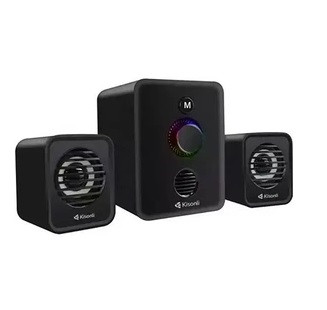 اسپیکر دسکتاپ سه تکه کیسونلی مدل U-3000 - دارای سابووفر - توان بالا - جک 3.5 میلیمتری و USB - مناسب برای گیم و موسیقی