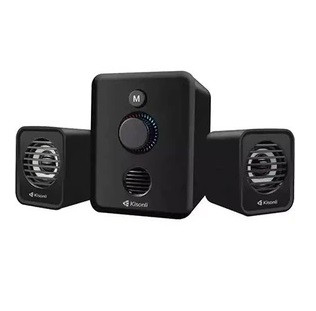 اسپیکر دسکتاپ سه تکه کیسونلی مدل U-3000 - دارای سابووفر - توان بالا - جک 3.5 میلیمتری و USB - مناسب برای گیم و موسیقی