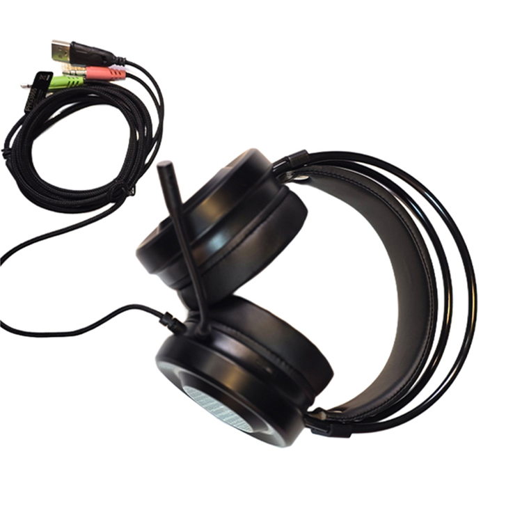 هدست گیمینگ سیمی پرووان مدل PHG3865 (Storm) - سبکوزن 205 گرم - درایور 40 میلیمتری - نور RGB - میکروفون حذف نویز - جک 3.5mm و USB