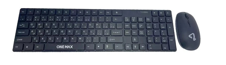 کیبورد و موس بی سیم وان مکس آکبند مدل ONE MAX OM-4000W