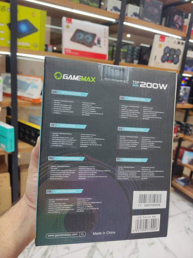 خنک کننده پردازنده GameMax ICE FORCE Black