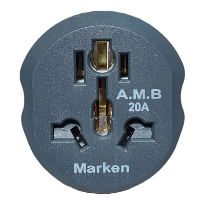 تبدیل 3 به 2 برق مارکن A.M.B (Marken) 20A اورجینال