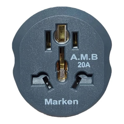 تبدیل 3 به 2 برق مارکن A.M.B (Marken) 20A اورجینال