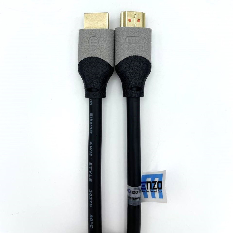 کابل HDMI انزو 3 متری مدل 4Kx2K | ۱۹+۱ رشته | گارانتی ۱۰۰ ماهه | روکش BEP مقاوم