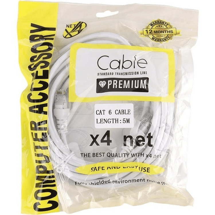 پچ کورد CAT6 UTP X4netبه طول 5 متری