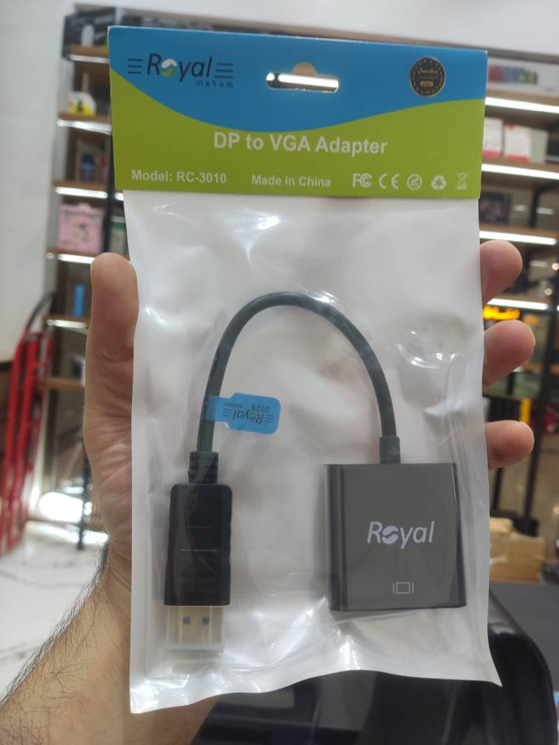 مبدل DisplayPort به VGA رویال مدل RC-3010