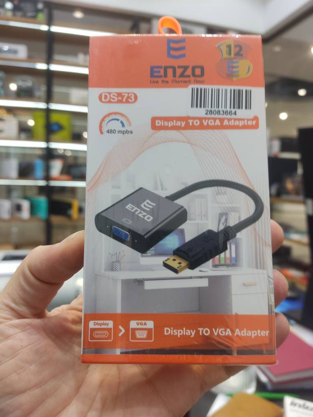 مبدل DisplayPort به VGA انزو مدل DS-73
