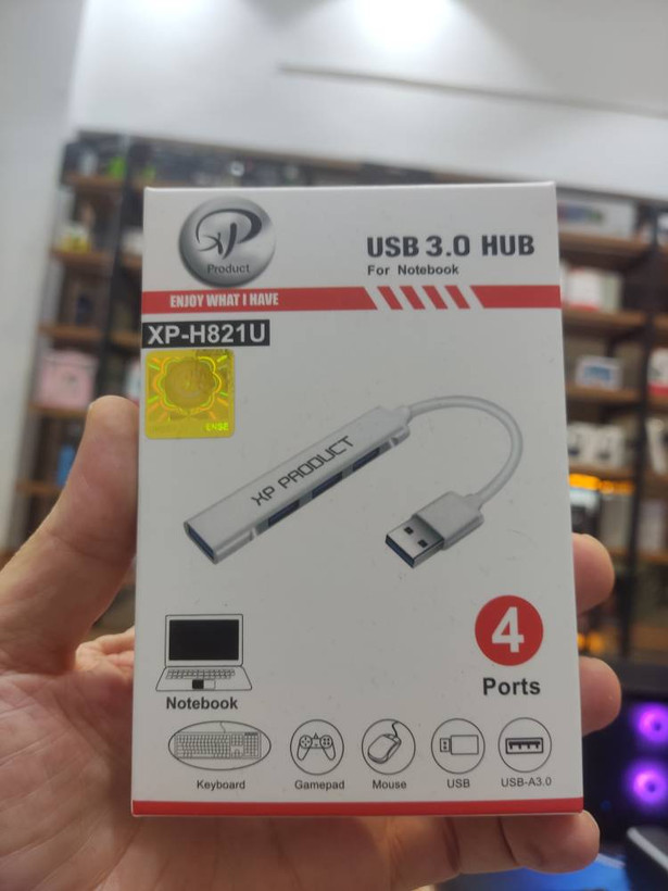 هاب USB چهار پورت XP PRODUCT مدل XP-H814R