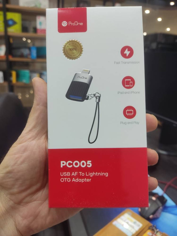 مبدل OTG تبدیل USB به Lightning پرووان مدل ProOne PCO05