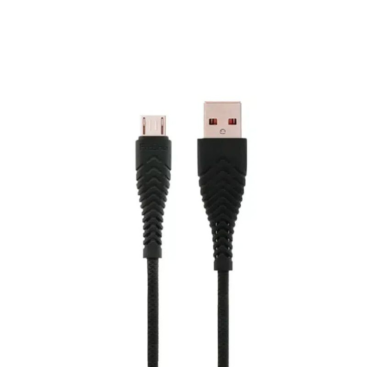 کابل فست شارژ و دیتا USB به MicroUSB پرووان مدل ProOne PCC170 2.1A طول ۱ متر
