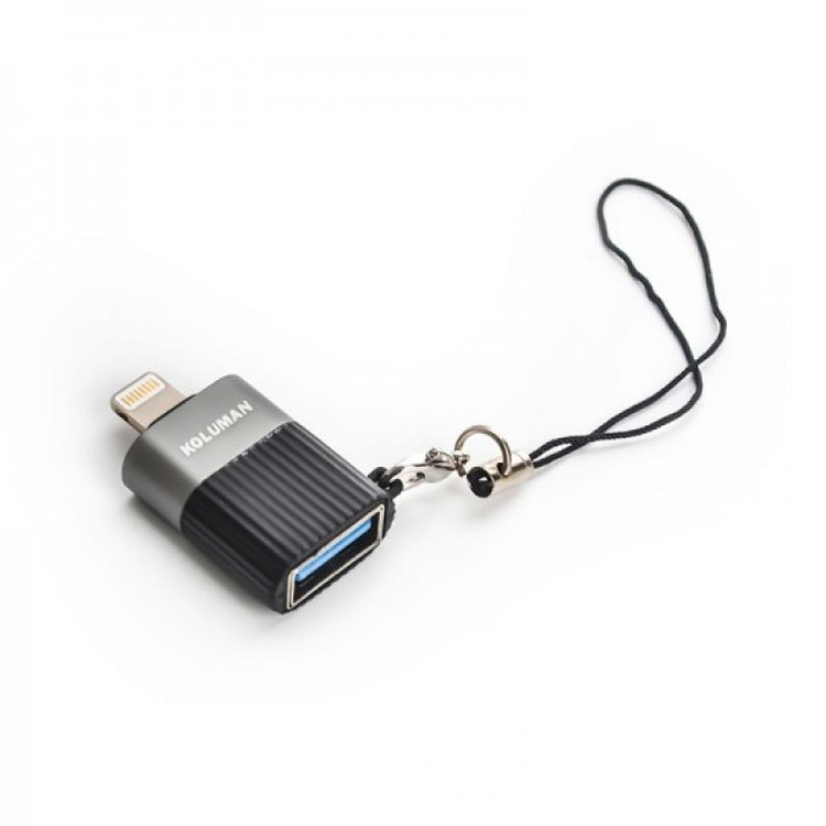 مبدل OTG تبدیل USB به لایتنینگ کلومن مدل KOLUMAN K-OT14