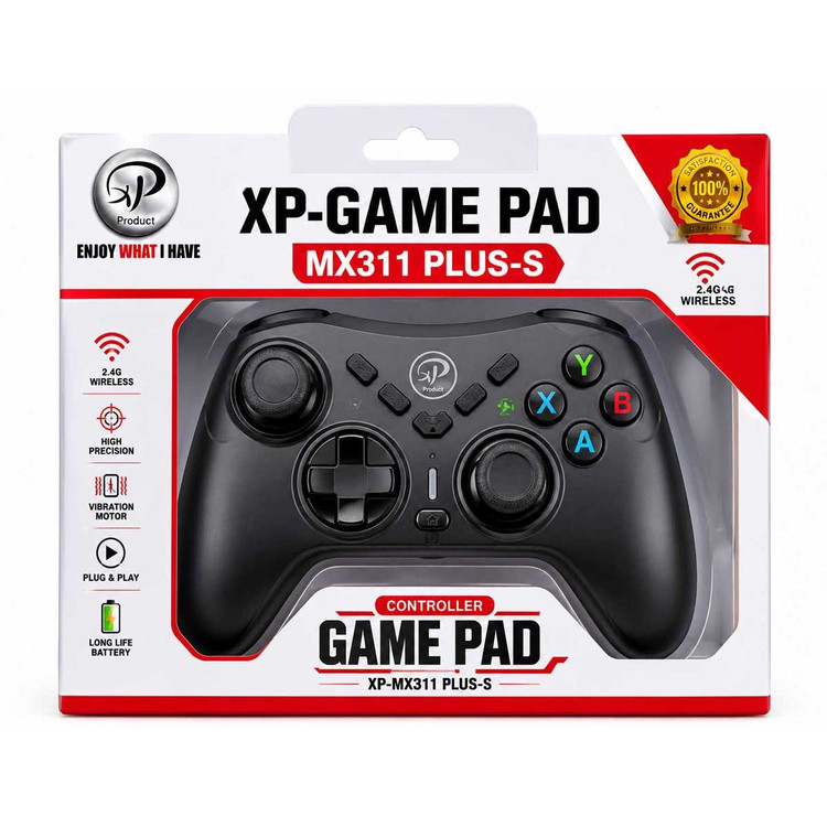 دسته بازی تک بلوتوثی شوکدار ایکس پی مدل XP PRODUCT XP-MX311S PLUS (بلوتوثی)