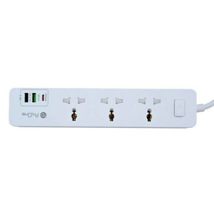 چند راهی برق پرووان مدل ProOne PPS615 – سه راهی برق با شارژ سریع USB و Type-C