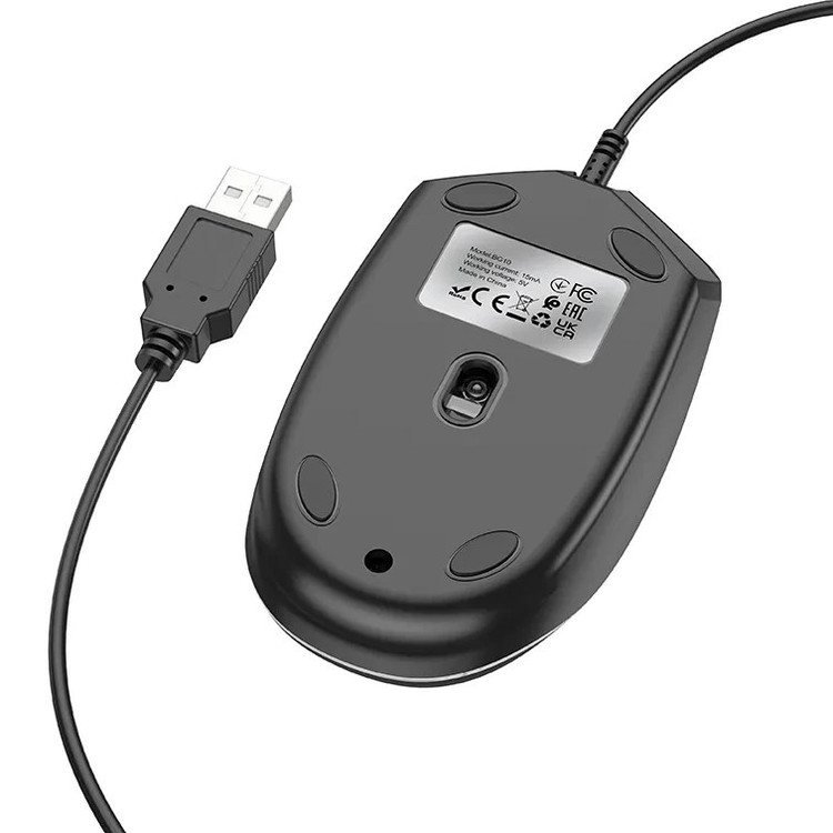 ماوس سیمی بروفون مدل BG10 – با نورپردازی LED هفترنگ و عمر ۳ میلیون کلیک