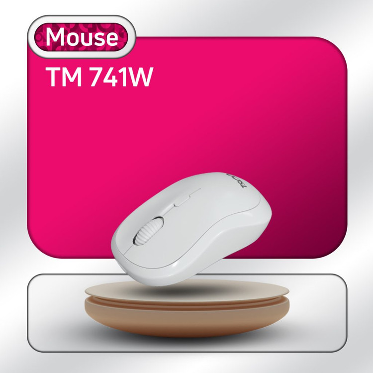 ماوس بیسیم تسکو مدل TM 741W – طراحی ارگونومیک، بیصدا و قابل شارژ با اتصال ۲.۴ گیگاهرتزی