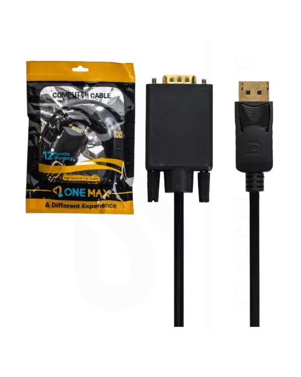 کابل DisplayPort به VGA وان مکس – انتقال تصویر با کیفیت بالا و اتصال آسان