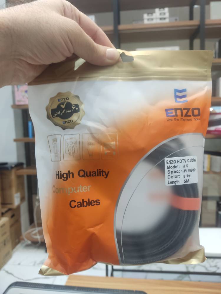 کابل HDMI انزو مدل ENZO H5 طول ۵ متر