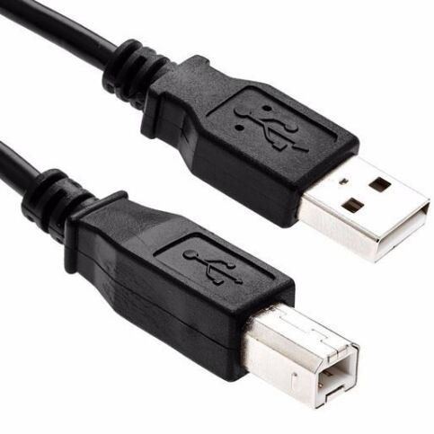 کابل پرینتر USB ۲.۰ ایکس پی پروداکت طول ۵ متر – انتقال پایدار با نویزگیر و کانکتور فلزی