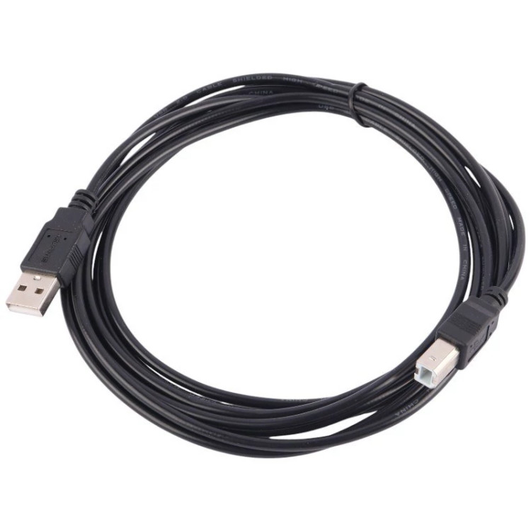 کابل پرینتر سان وست USB 2.0 طول ۳ متر – اتصال پایدار با روکش مقاوم و کانکتورهای فلزی
