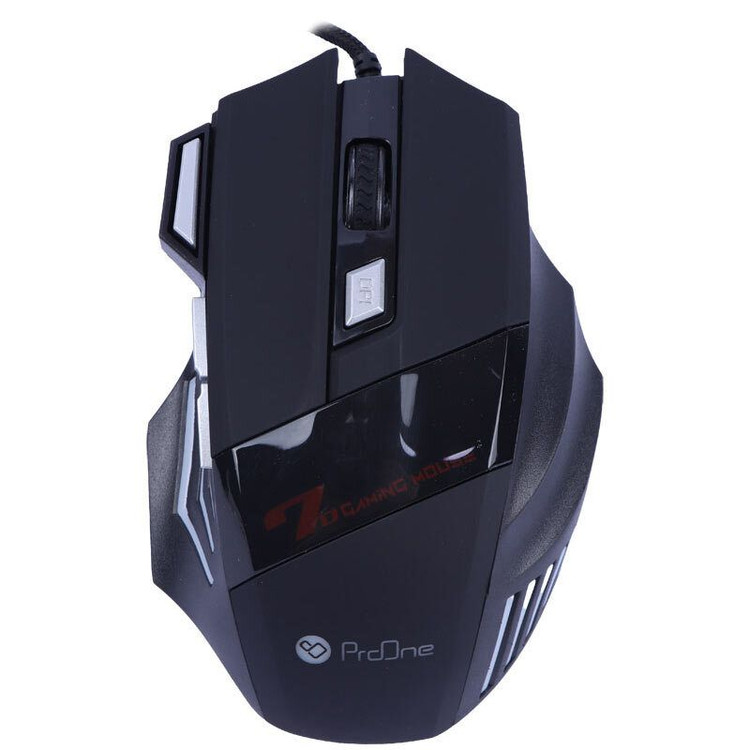 🖱️ ماوس گیمینگ سیمی پرووان PMG55 BOLT با ۷ کلید، DPI تنظیمشونده و نور RGB
