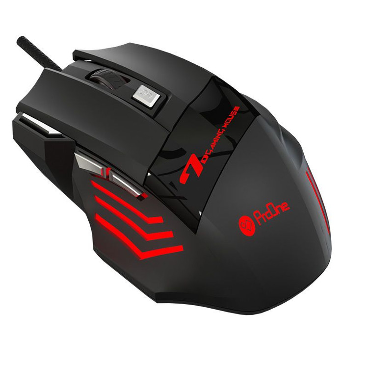 🖱️ ماوس گیمینگ سیمی پرووان PMG55 BOLT با ۷ کلید، DPI تنظیمشونده و نور RGB