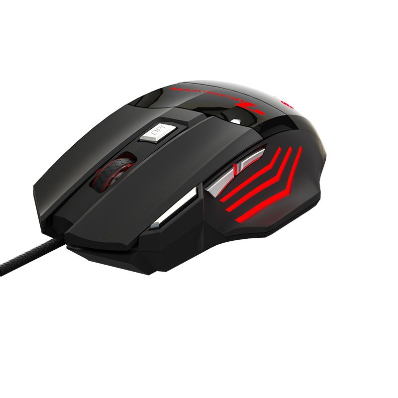 🖱️ ماوس گیمینگ سیمی پرووان PMG55 BOLT با ۷ کلید، DPI تنظیم‌شونده و نور RGB