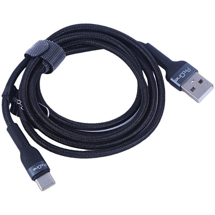 🔌 کابل شارژ و انتقال داده USB به Type-C پرووان مدل PCC146 ۲.۱A – شارژ سریع با روکش بافتهشده مقاوم ( اصل)