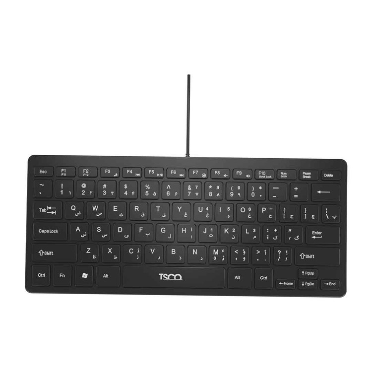 ⌨️ کیبورد تسکو مدل TK 8044 جمعوجور و اقتصادی برای کار روزمره