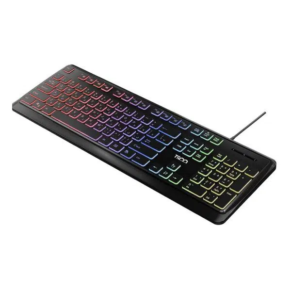 ⌨️ کیبورد چندرسانه‌ای تسکو مدل TK 8046 با نور پس‌زمینه LED