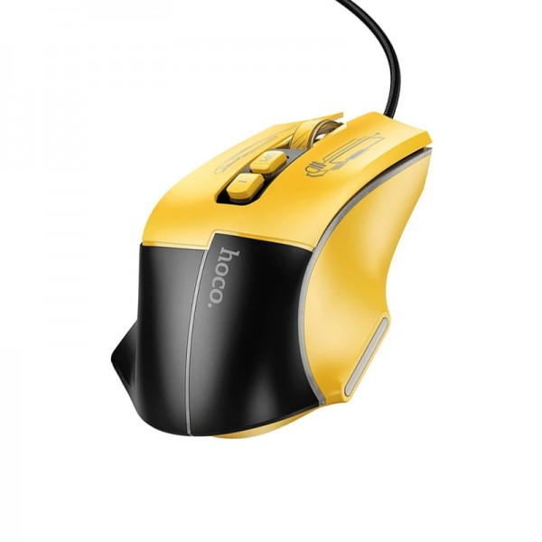 🖱️ موس گیمینگ سیمی هوکو مدل GM31 با ۳۶۰۰ DPI و نور RGB