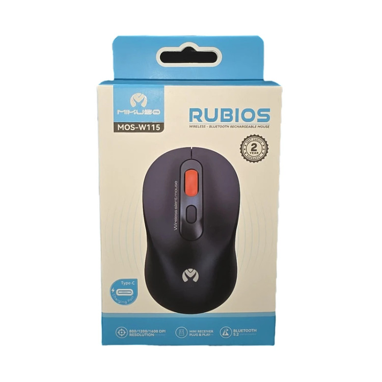 🖱️ موس بیسیم / بلوتوث شارژی میکاسو مدل MOS-W115