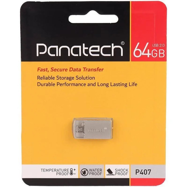 💾 فلش مموری پاناتک Panatech مدل P407 ظرفیت 64GB USB 2.0