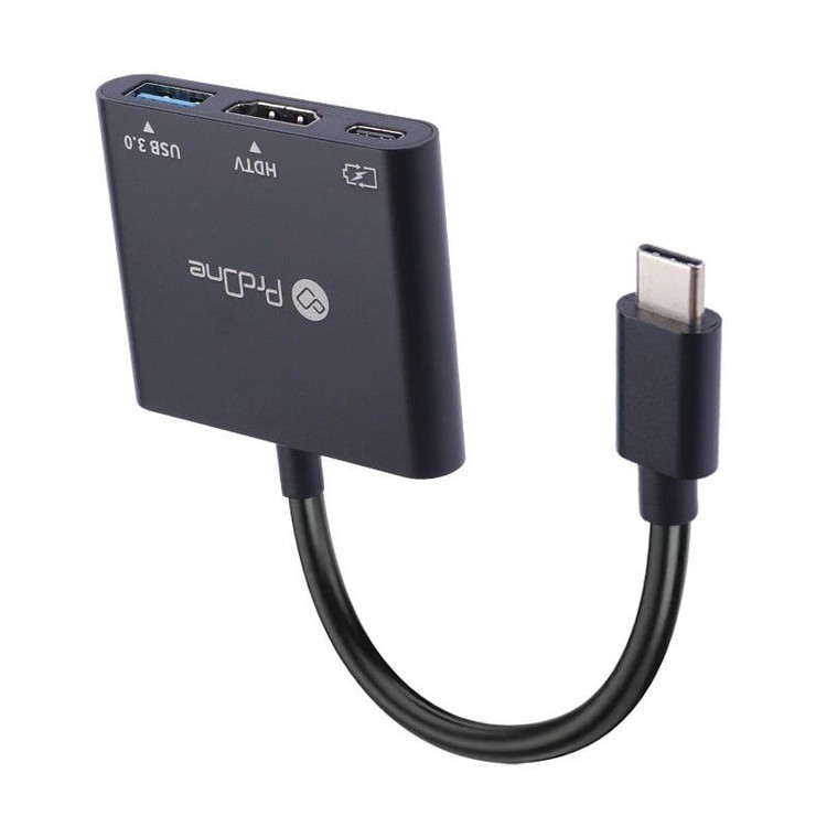 مبدل هاب چندکاره Type-C به HDMI و USB 3.0 پرووان (ProOne) مدل PHU552