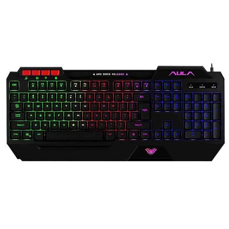 🎮 پک گیمینگ آئولا (AULA) مدل T650 شامل کیبورد، ماوس، هدست و ماوسپد