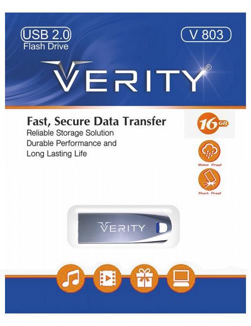 💾 فلش مموری وریتی مدل V803 ظرفیت ۱۶ گیگابایت USB2.0