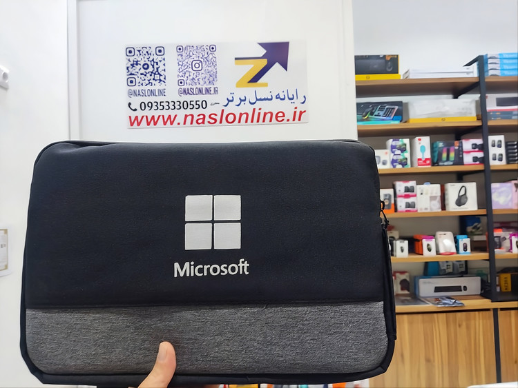 💼 کاور سرفیس ۱۳ اینچ با آستر ضربهگیر فوم و جیب زیپدار پشتی